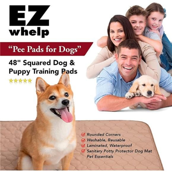 Reusable Dog Pee Pads for Dogs - Waterproof Puppy Potty Training Pee Pads - Picture 4 of 6